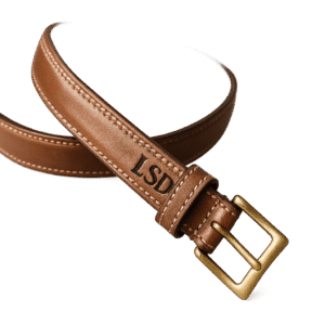 LSD Brown Leather Belt