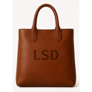 premium brown leather Ladies Shopping Bag