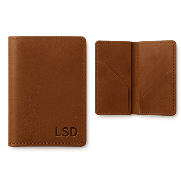 Leather Passport Holder USA