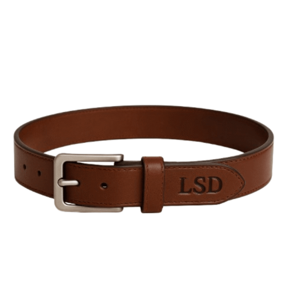 Premium Brown Leather Belt