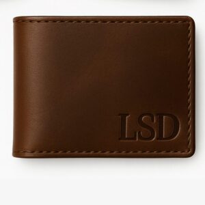 Premium brown leather wallet for men