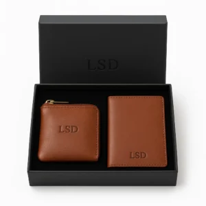 Slim Leather Wallet with Coin pocket, get 20% off