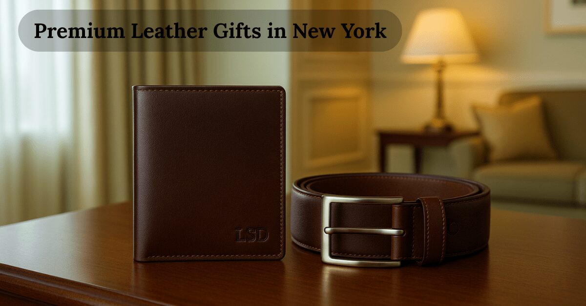 Premium leather gifts in New York