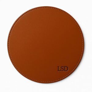 Best large round leather placemats in New York