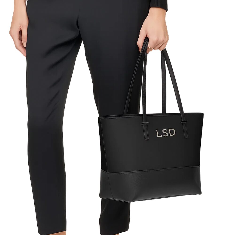 black tote purse for women