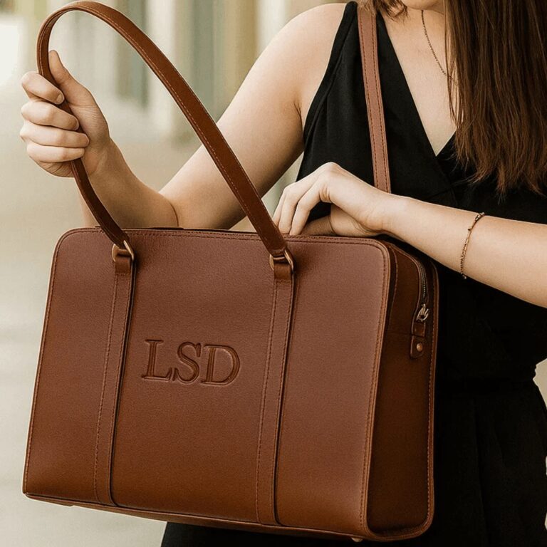 Luxury Women’s Leather Tote Bag – Perfect for Work & Everyday Use in the USA